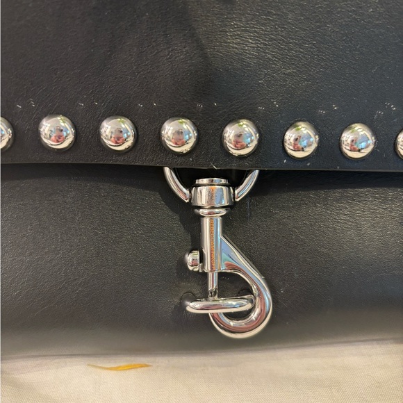 Rebecca Minkoff Black Crossbody with Silver Studs - Picture 7 of 15